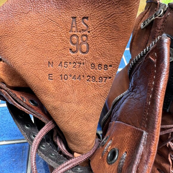 A.S.98 ultra-fashionable leather boots. Great deal at this price. Get them now! - Picture 3 of 4